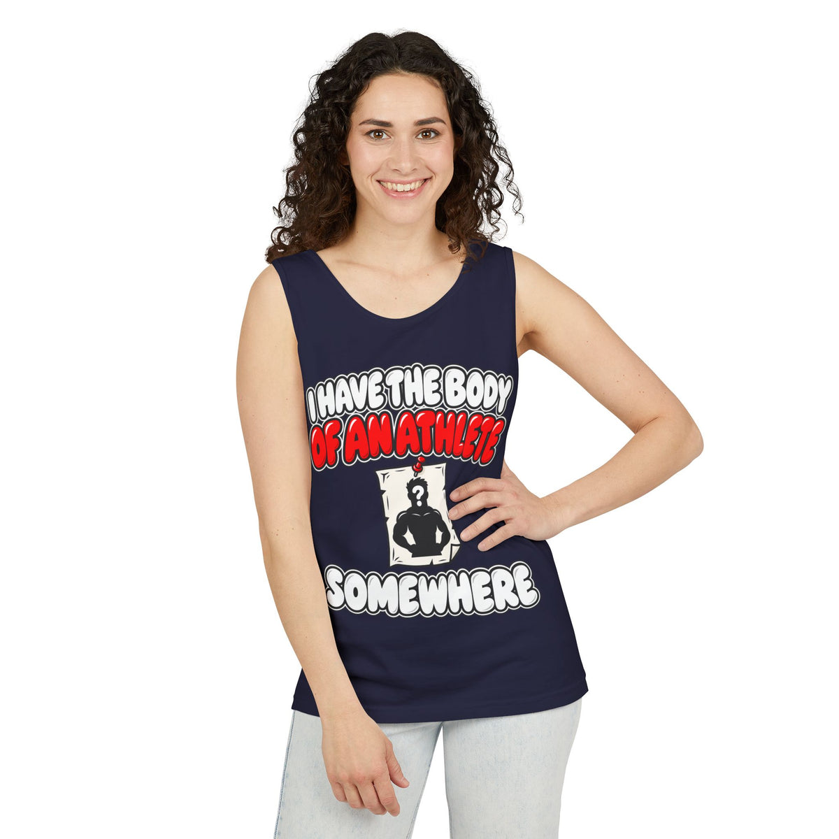 Body of an Athlete Somewhere – Comfort Colors Garment-Dyed Tank