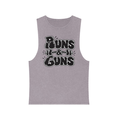 Buns & Guns Stonewash Gym Tank