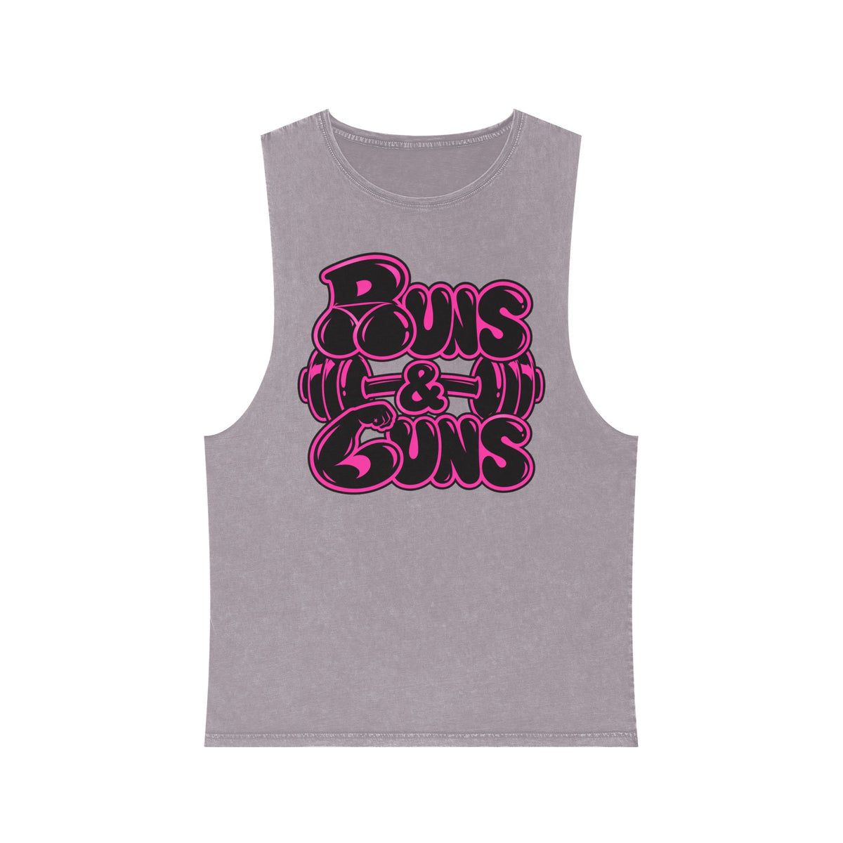 Buns and Guns – Stonewash Tank