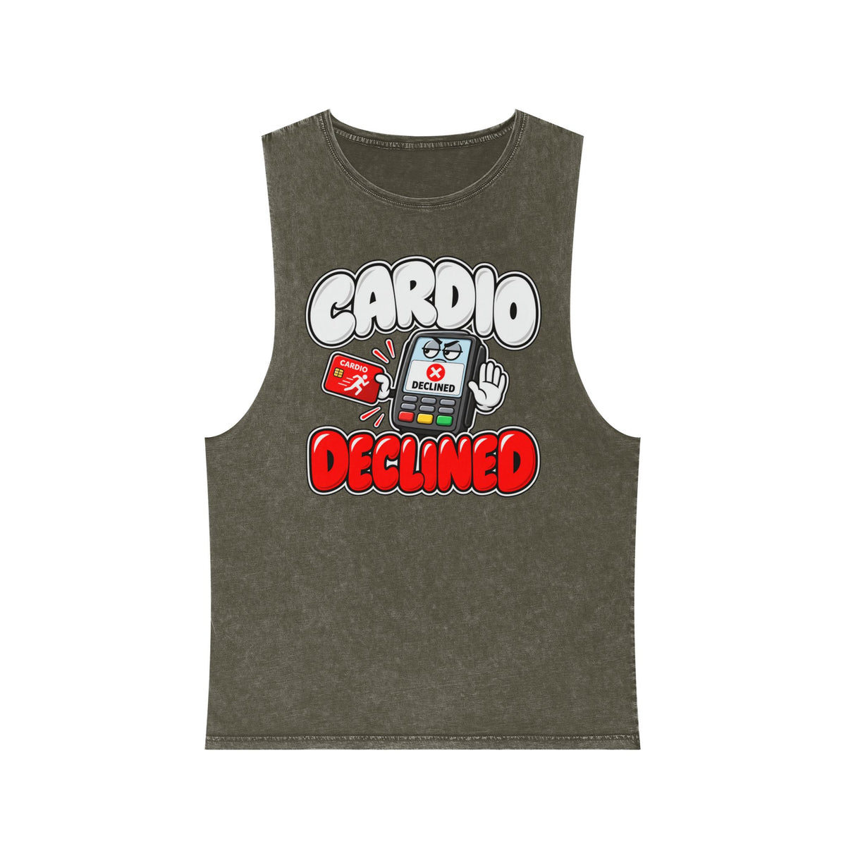 Cardio Declined – Stonewash Tank