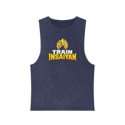 Train Insaiyan – Stonewash Tank