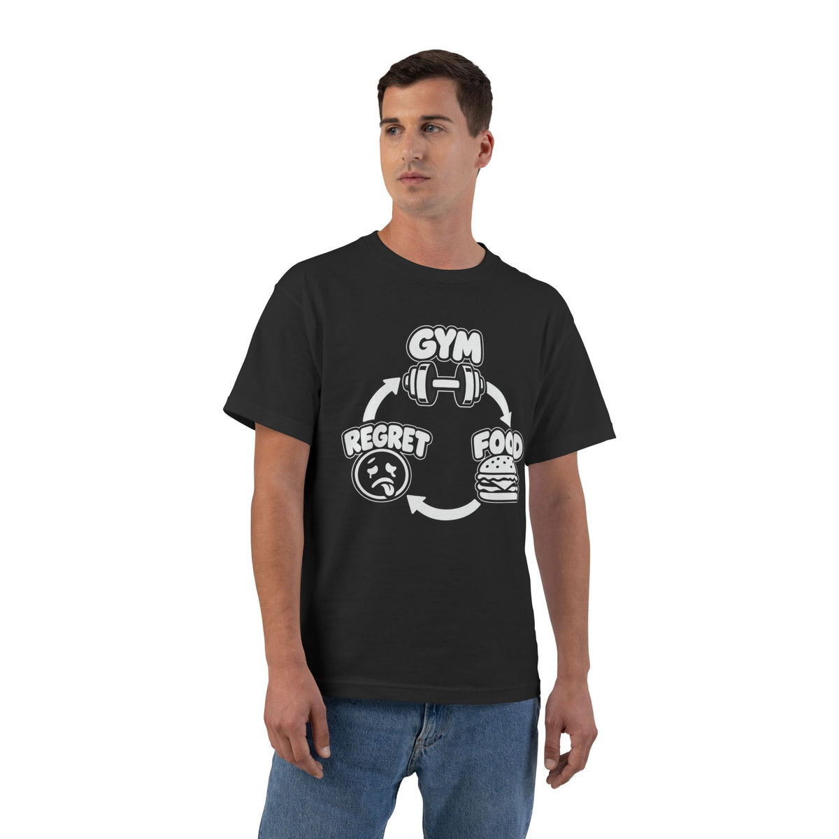 Gym Food Regret – Beefy-T Short-Sleeve T-Shirt