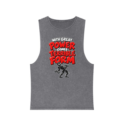 With Great Power Comes Terrible Form – Stonewash Tank