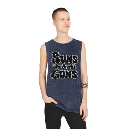 Buns & Guns Stonewash Gym Tank