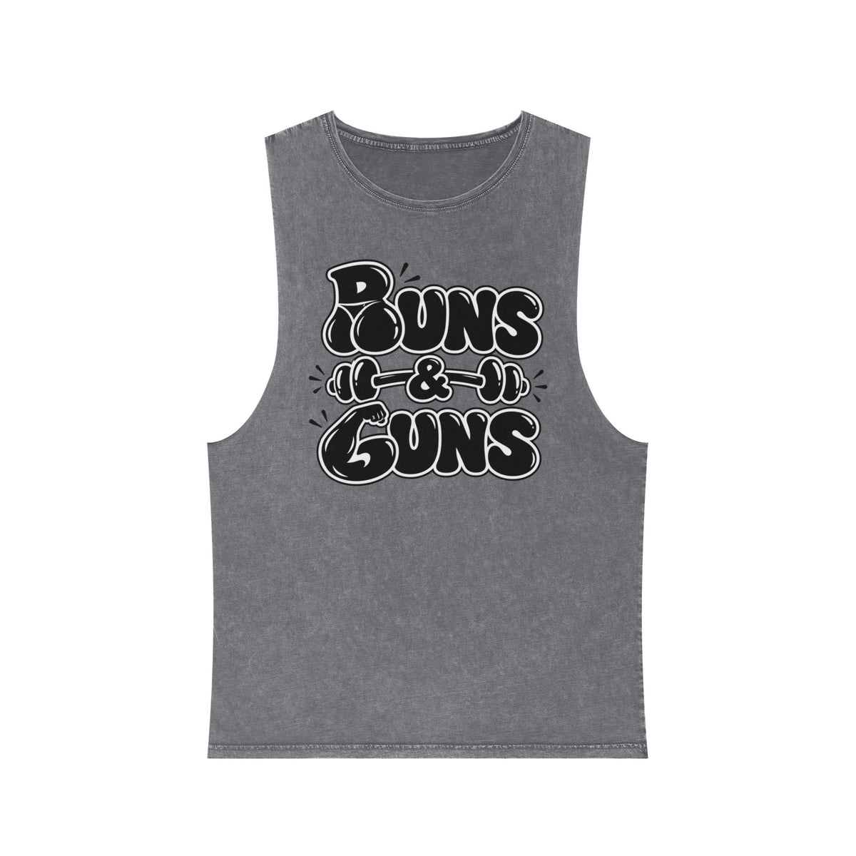 Buns & Guns Stonewash Gym Tank