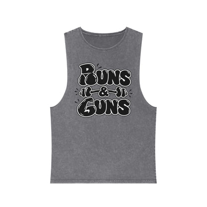 Buns & Guns Stonewash Gym Tank