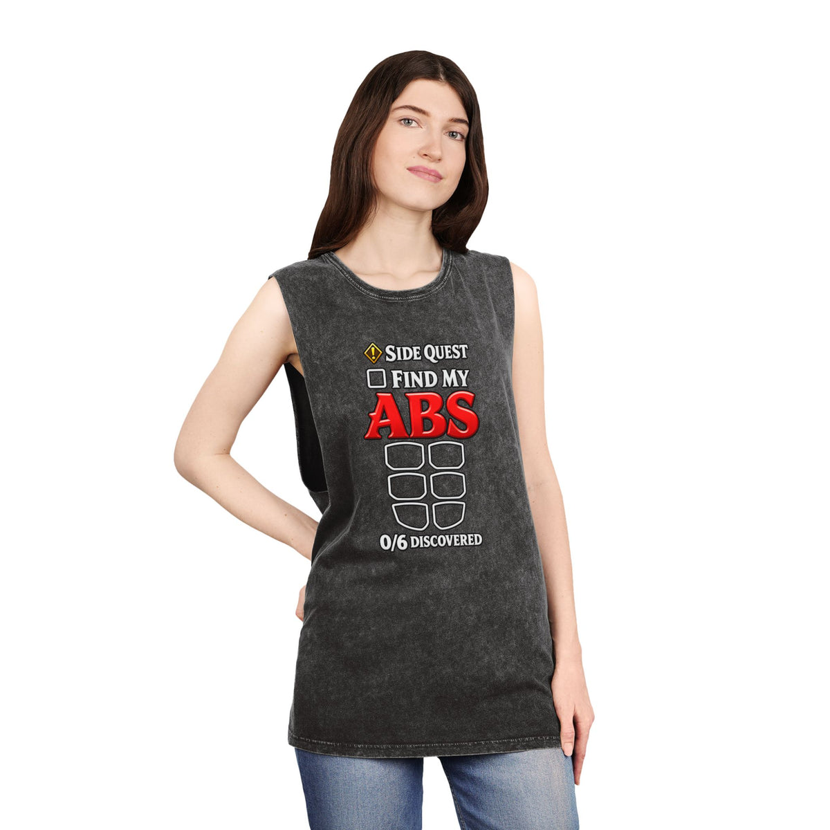 Side Quest: Find My Abs – Stonewash Tank