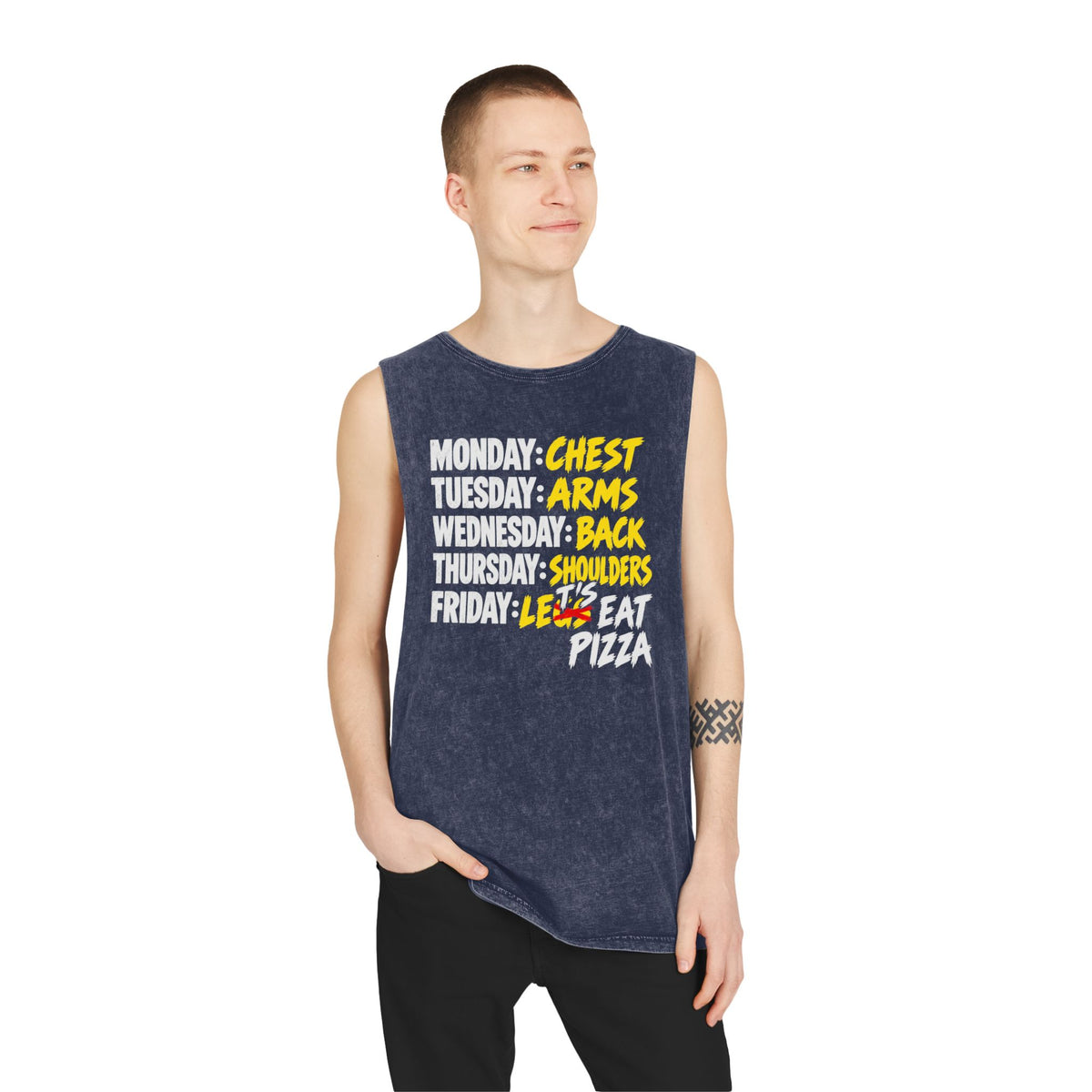 Workout Week: Let's Eat Pizza – Stonewash Tank