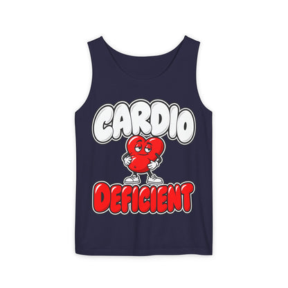 Cardio Deficient – Comfort Colors Garment-Dyed Tank