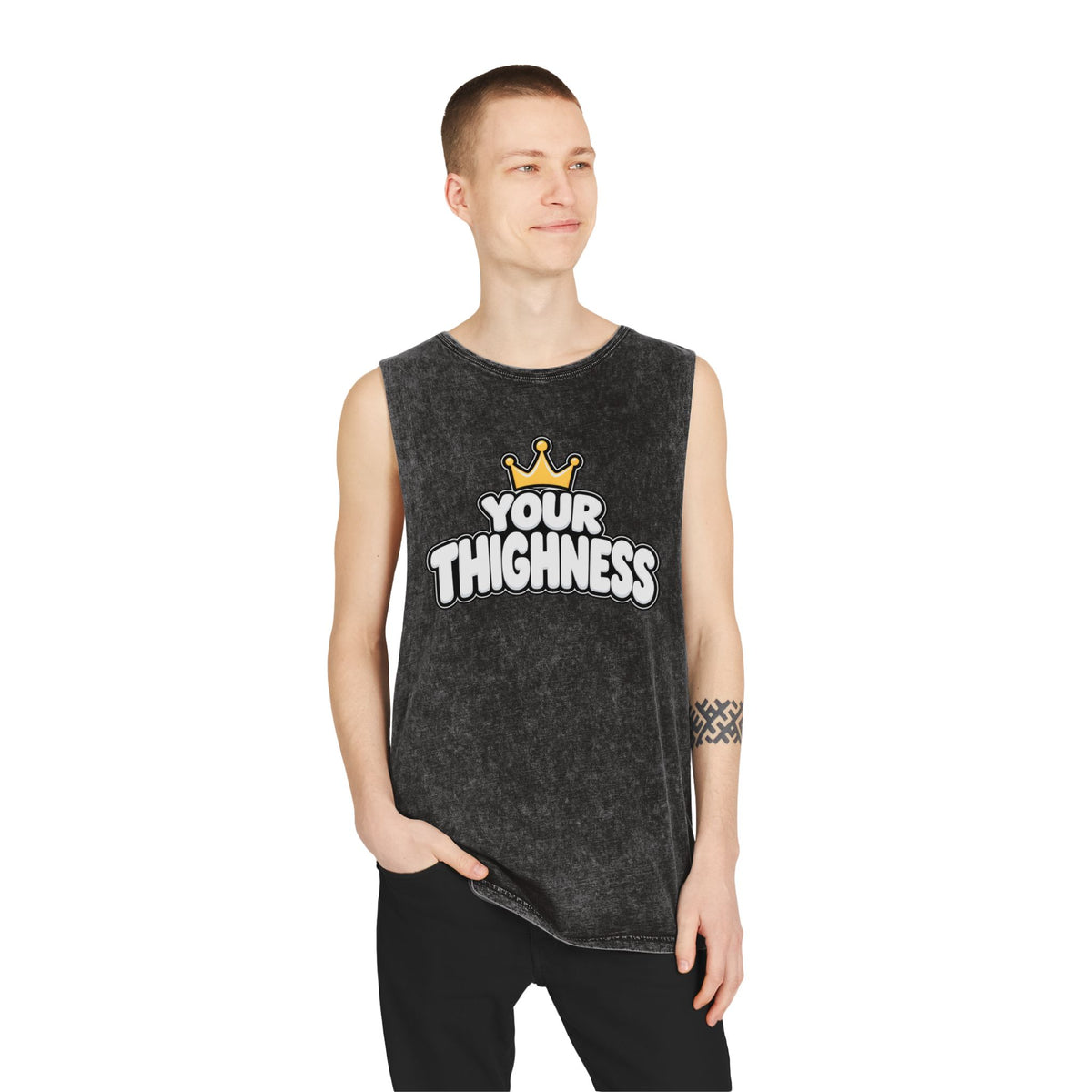 Your Thighness – Stonewash Tank