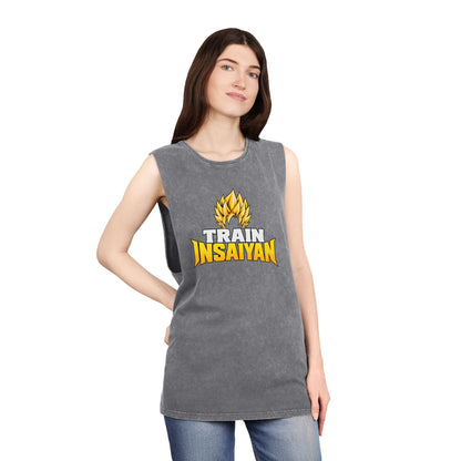 Train Insaiyan – Stonewash Tank