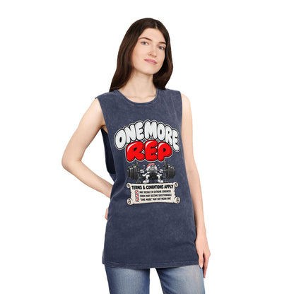 One More Rep — Illustrated – Stonewash Tank