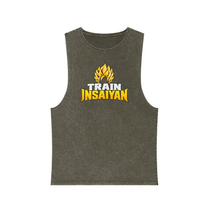 Train Insaiyan – Stonewash Tank