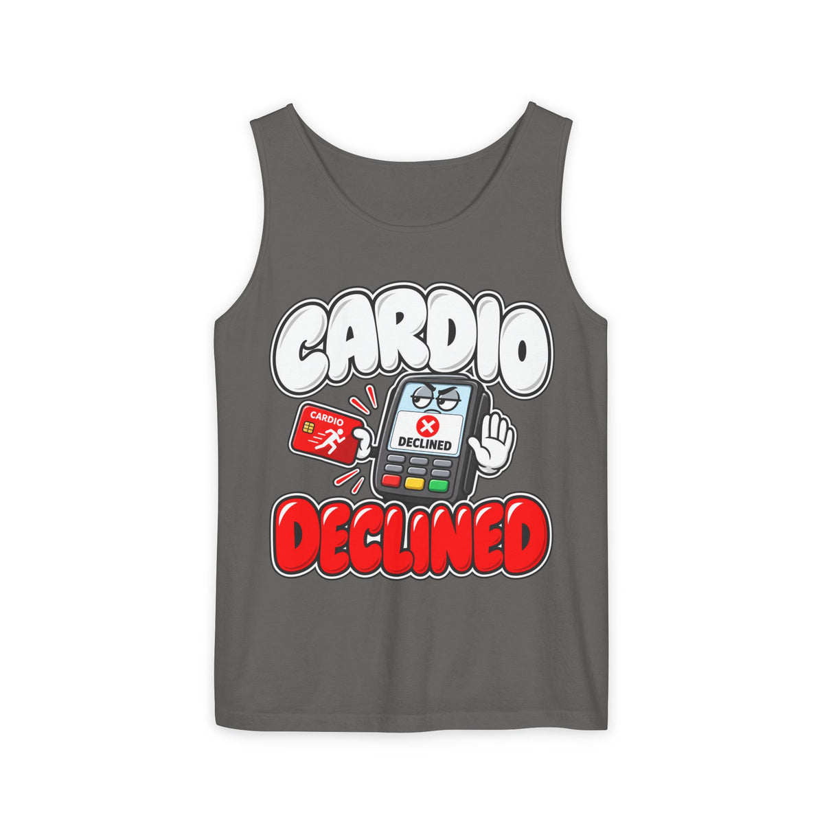Cardio Declined – Comfort Colors Garment-Dyed Tank
