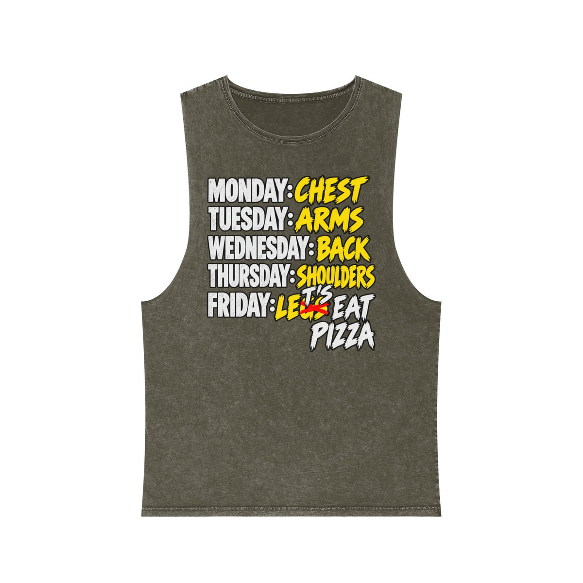 Lets Eat Pizza – Stonewash Tank