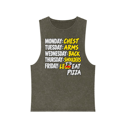 Lets Eat Pizza – Stonewash Tank