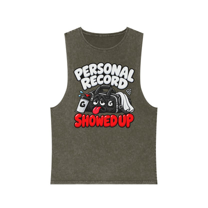 Personal Record Showed Up – Stonewash Tank