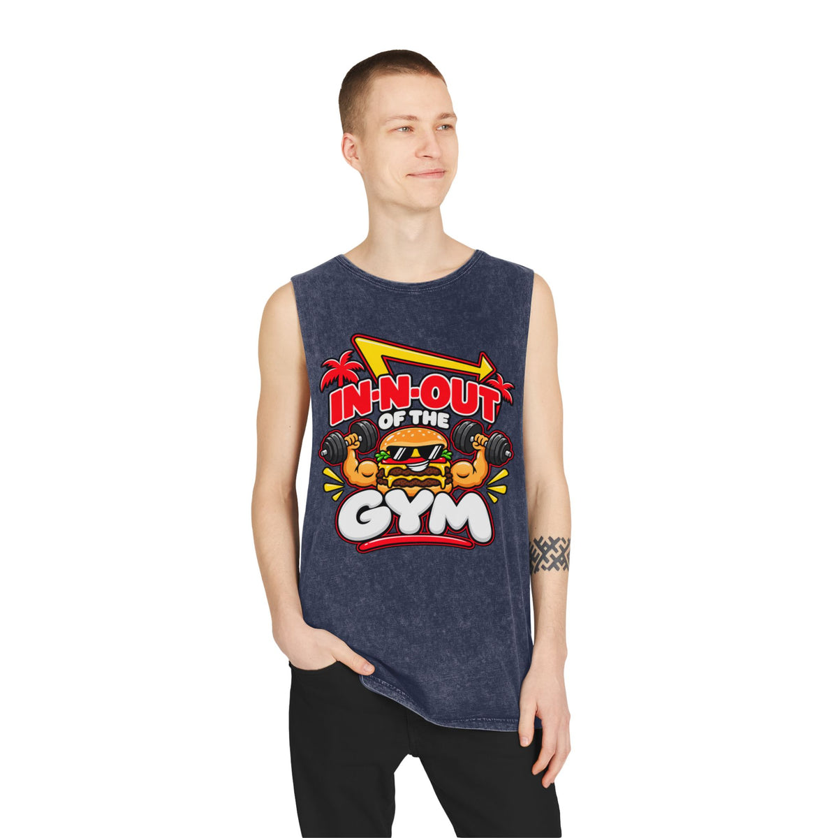 In-N-Out of the Gym – Stonewash Tank