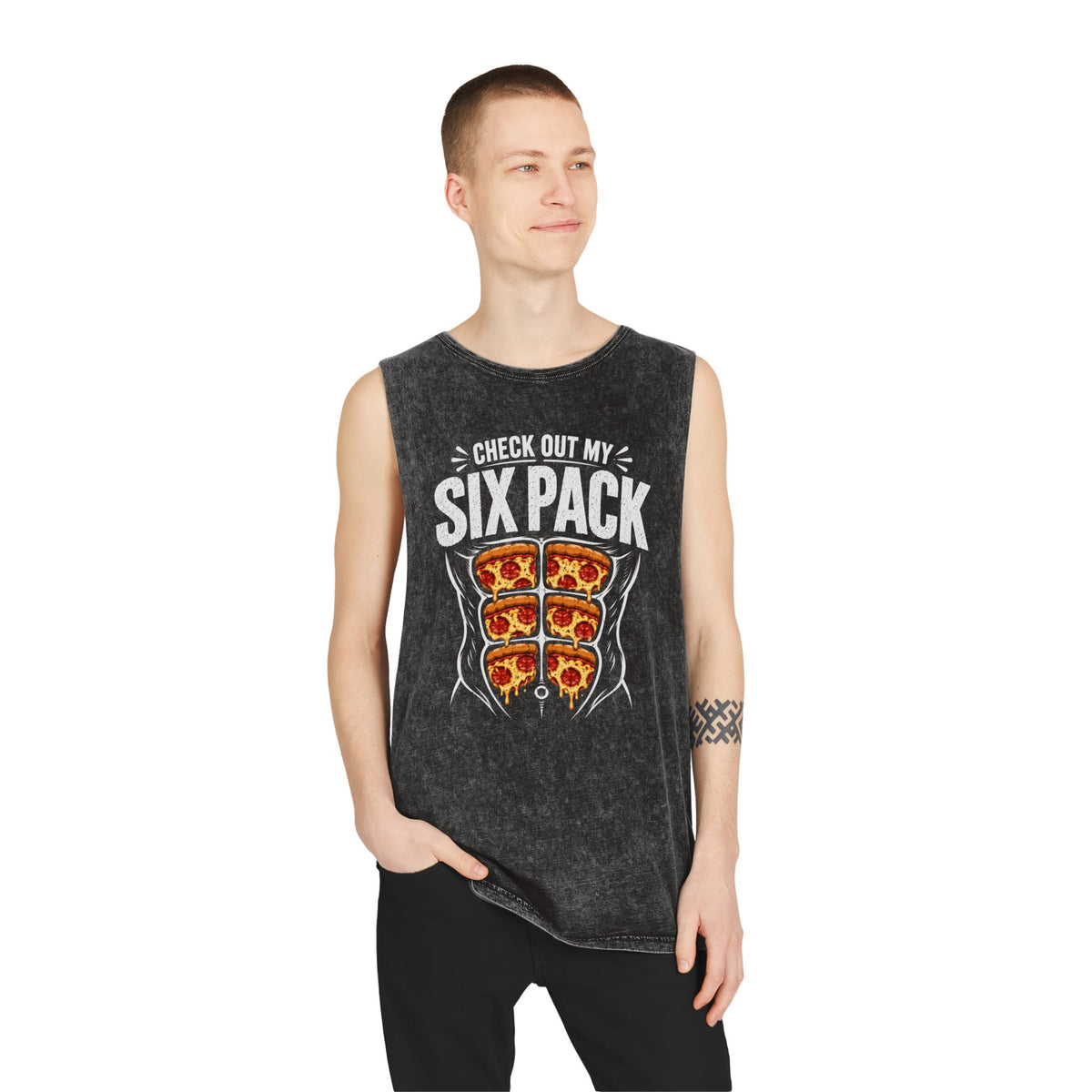 Check Out My Six Pack Pizza Tank Top