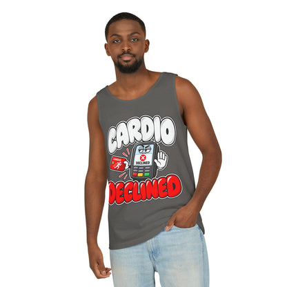 Cardio Declined – Comfort Colors Garment-Dyed Tank