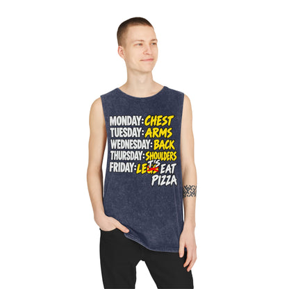 Lets Eat Pizza – Stonewash Tank