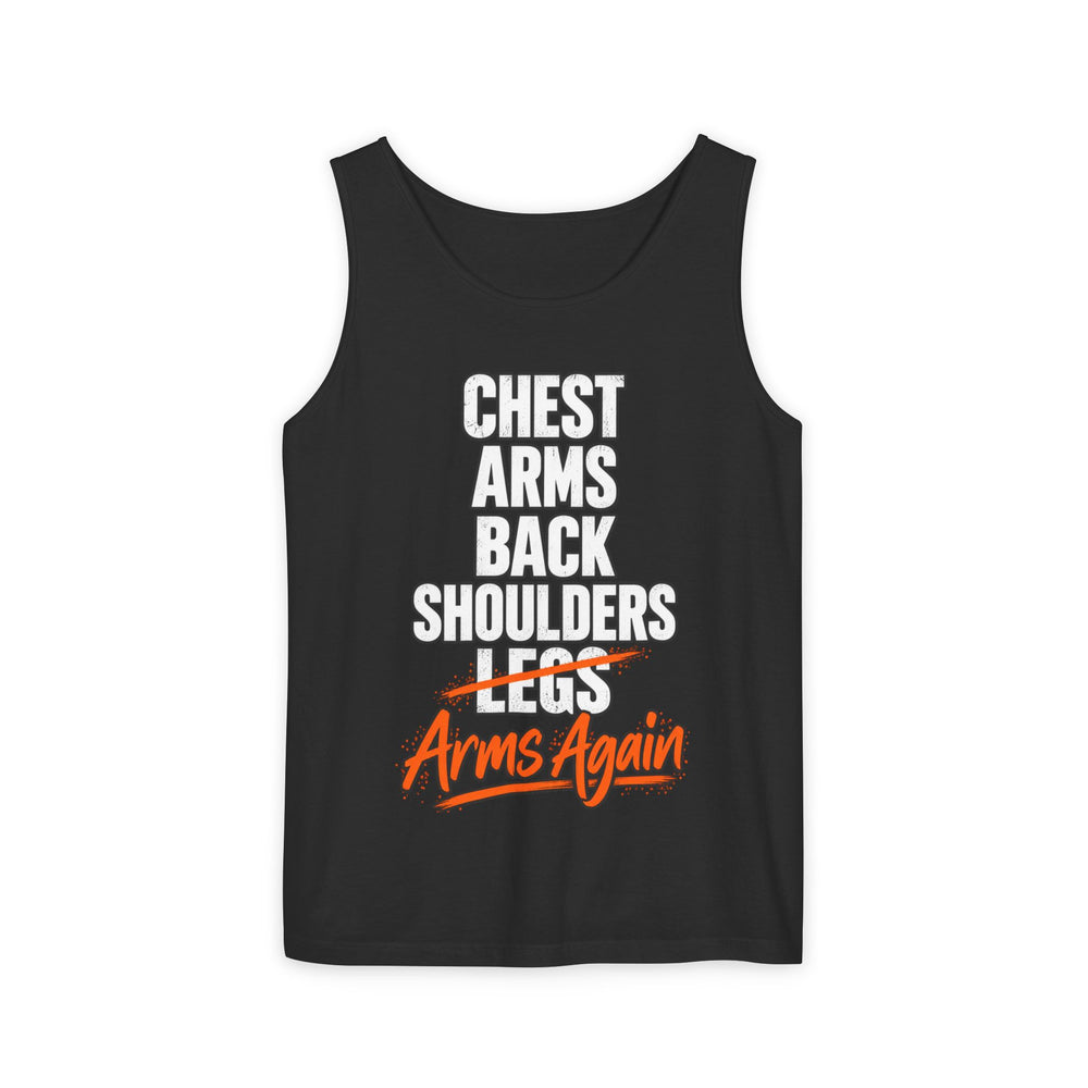 Chest Arms Back Shoulders Legs Arms Again