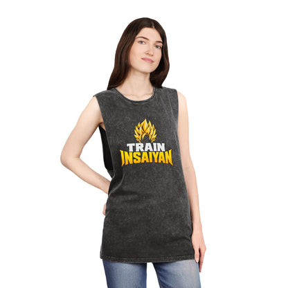 Train Insaiyan – Stonewash Tank