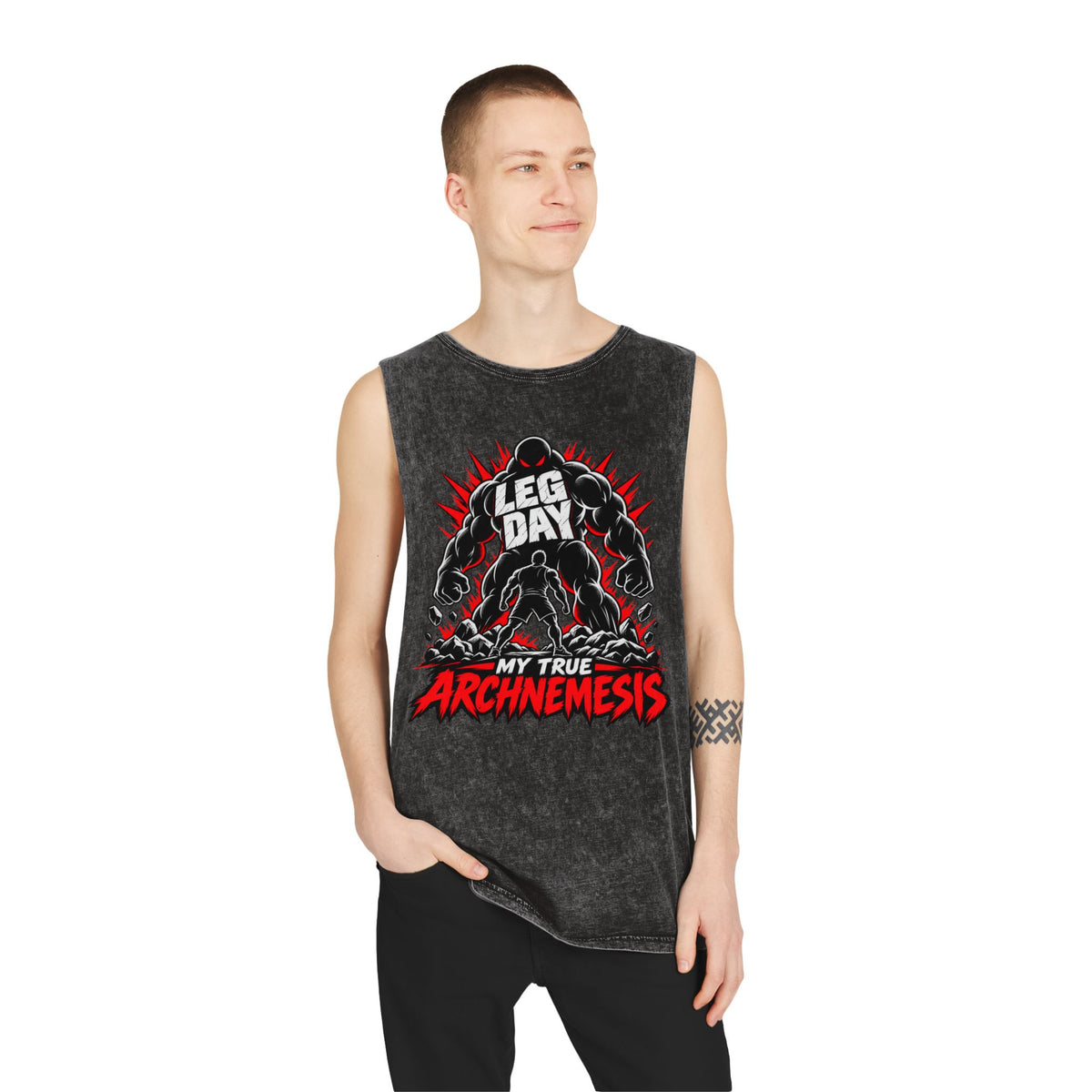 Leg Day: My True Archnemesis – Stonewash Tank