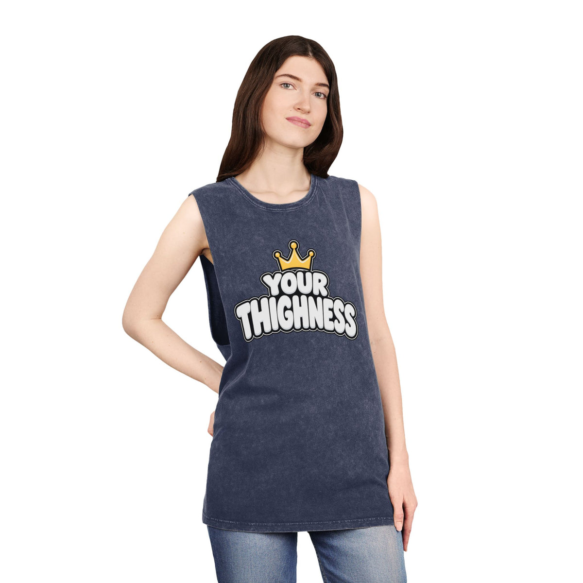 Your Thighness – Stonewash Tank