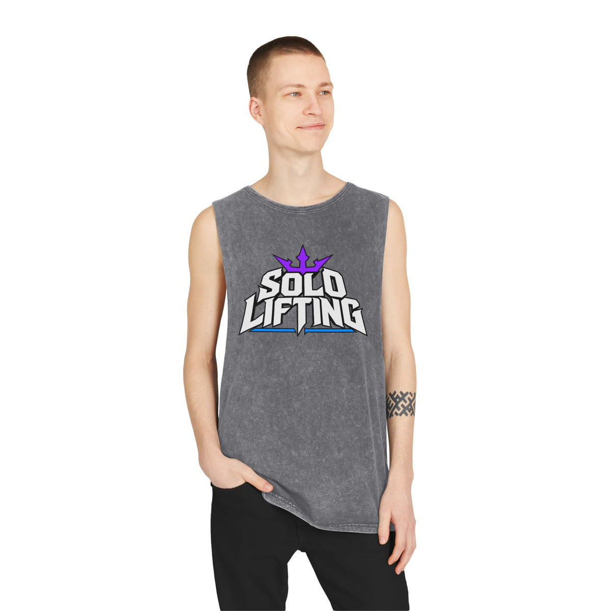 Solo Lifting Crown – Stonewash Tank