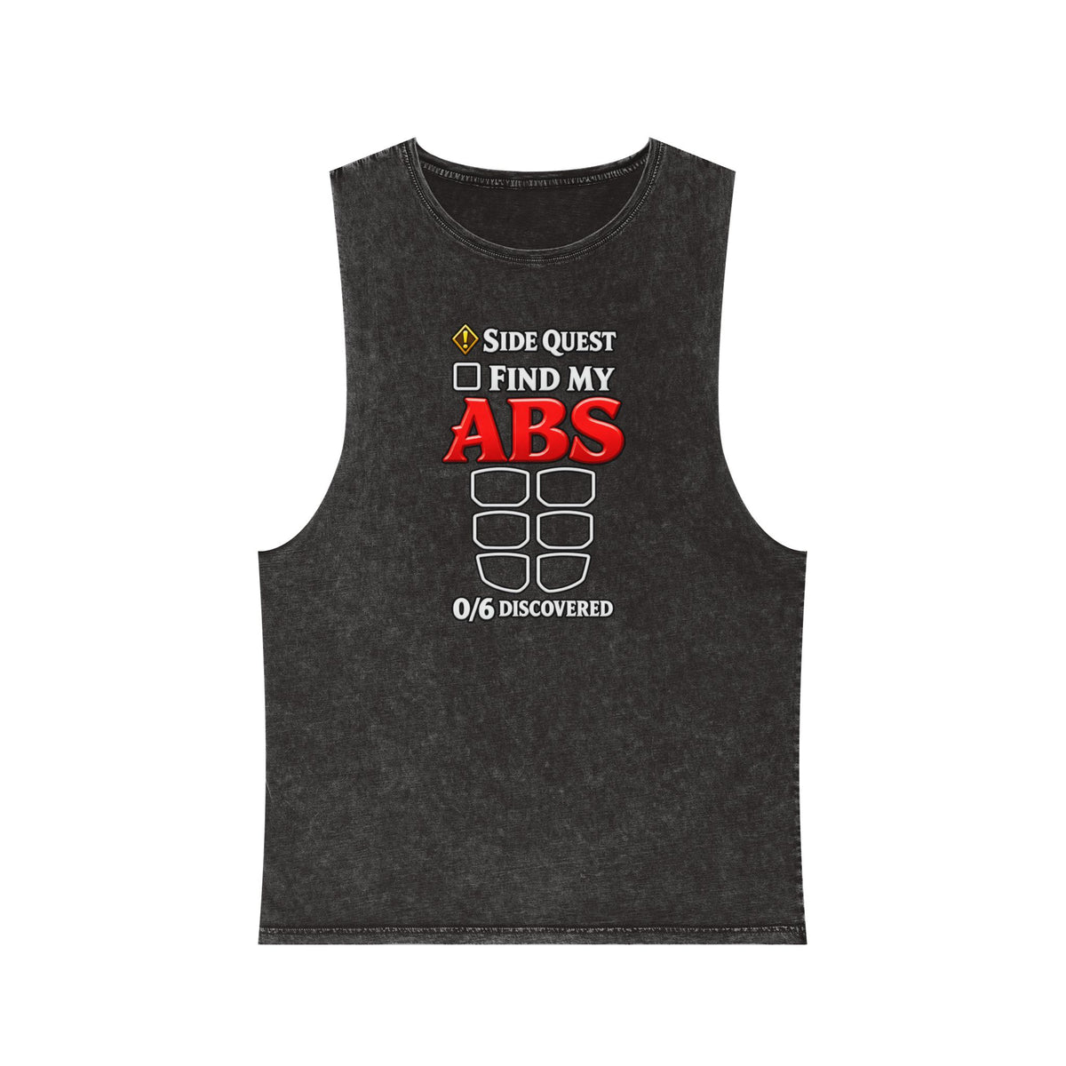 Side Quest: Find My Abs – Stonewash Tank