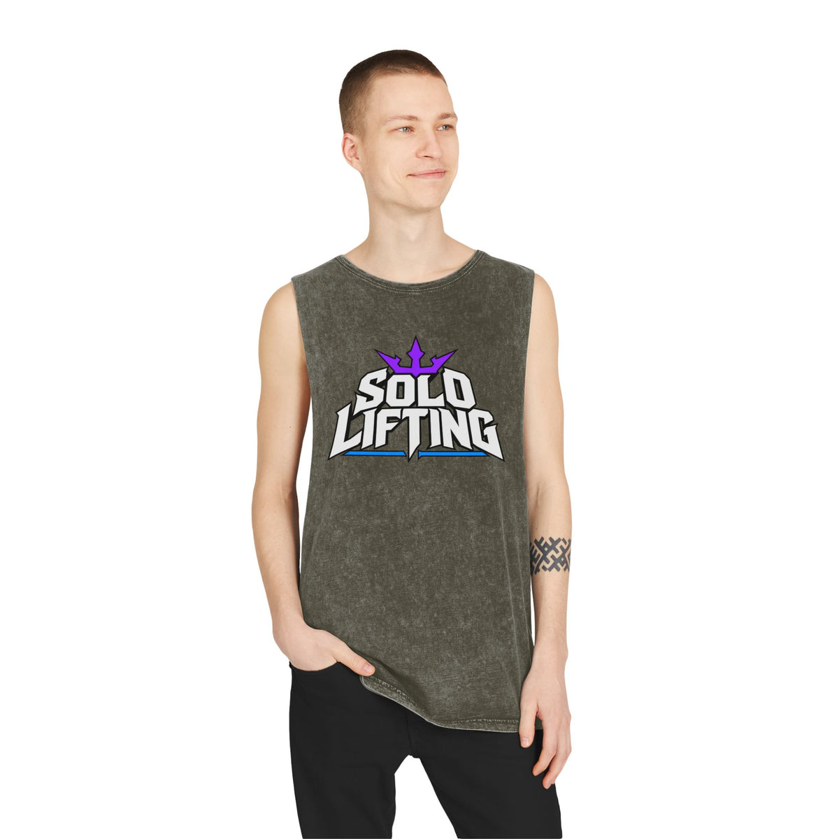 Solo Lifting Crown – Stonewash Tank
