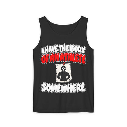 Body of an Athlete Somewhere – Comfort Colors Garment-Dyed Tank
