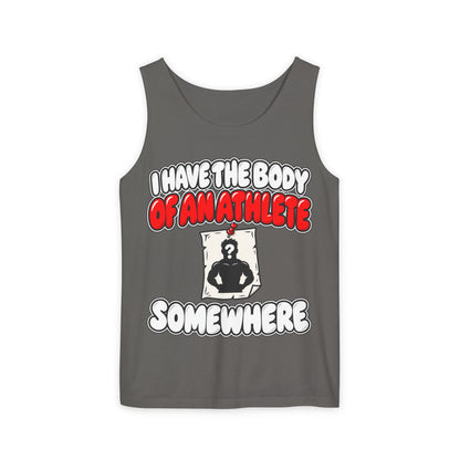 Body of an Athlete Somewhere – Comfort Colors Garment-Dyed Tank