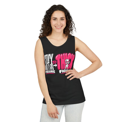 Stick Figure to Thick Figure – Comfort Colors Garment-Dyed Tank