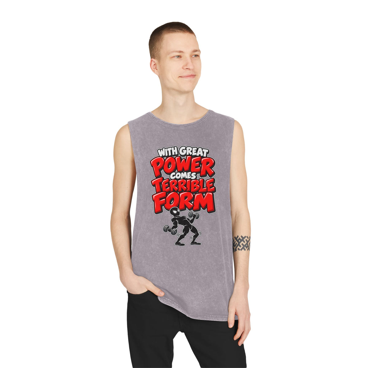 With Great Power Comes Terrible Form – Stonewash Tank
