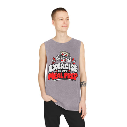 Exercise Is My Meal Prep – Stonewash Tank