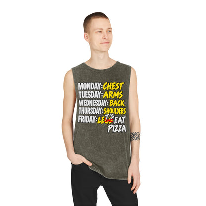 Lets Eat Pizza – Stonewash Tank