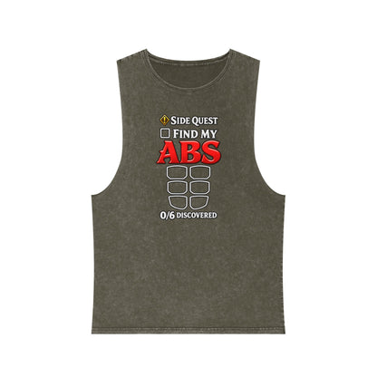 Side Quest: Find My Abs – Stonewash Tank