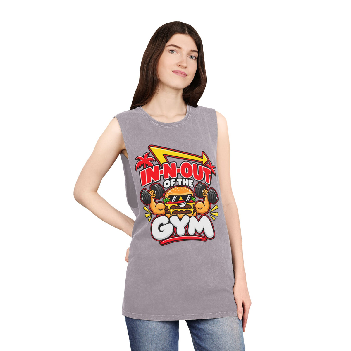 In-N-Out of the Gym – Stonewash Tank