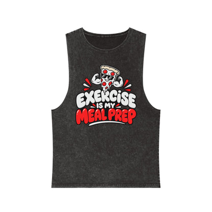 Exercise Is My Meal Prep – Stonewash Tank