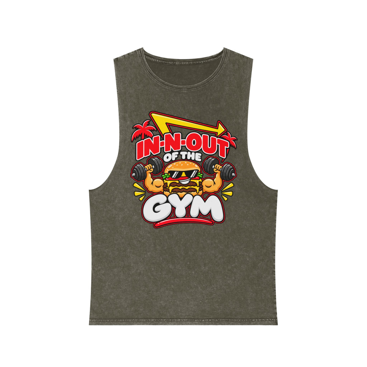 In-N-Out of the Gym – Stonewash Tank