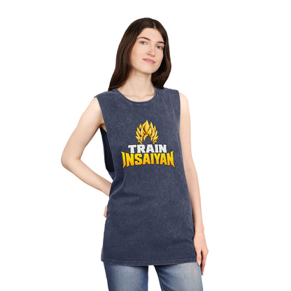 Train Insaiyan – Stonewash Tank