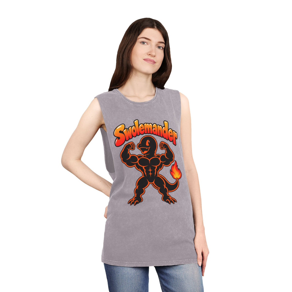 Swolemander – Stonewash Tank