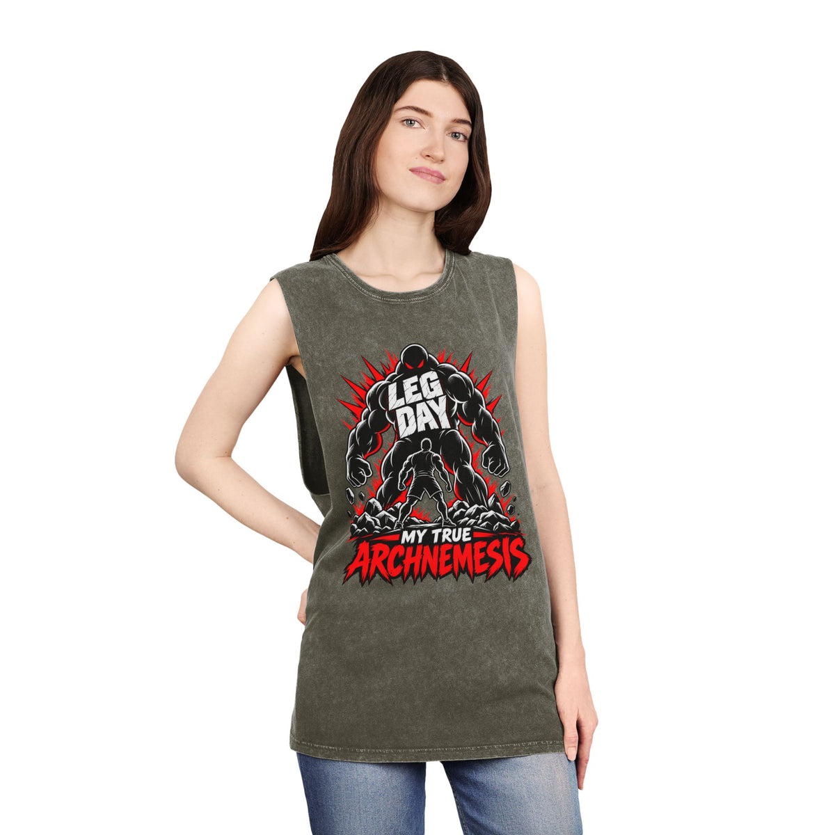 Leg Day: My True Archnemesis – Stonewash Tank