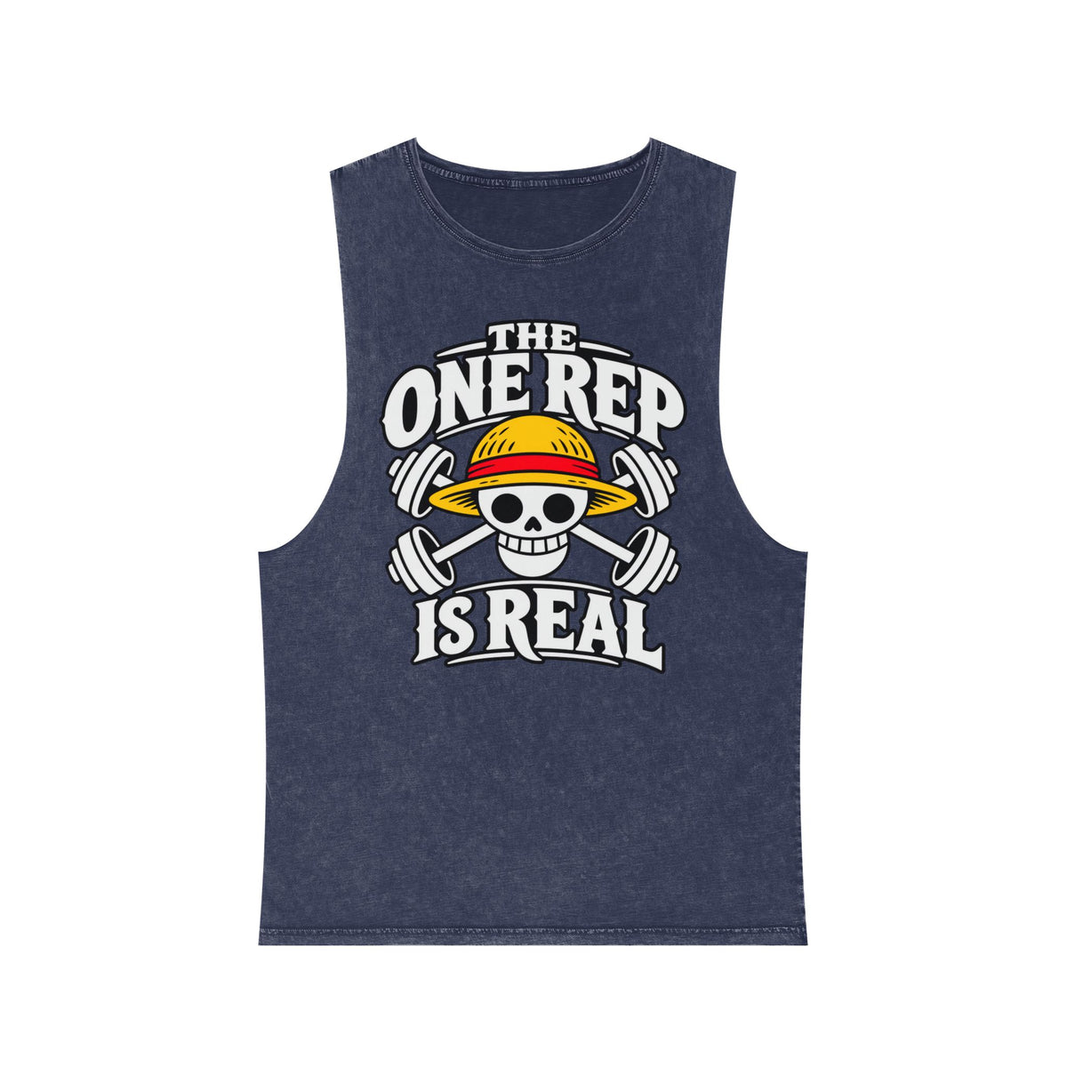 The One Rep Is Real – Stonewash Tank