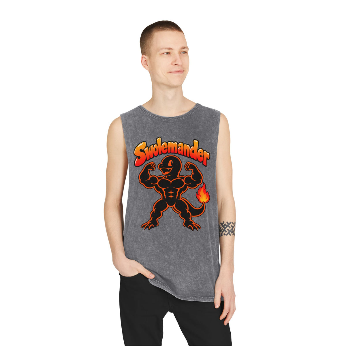 Swolemander – Stonewash Tank