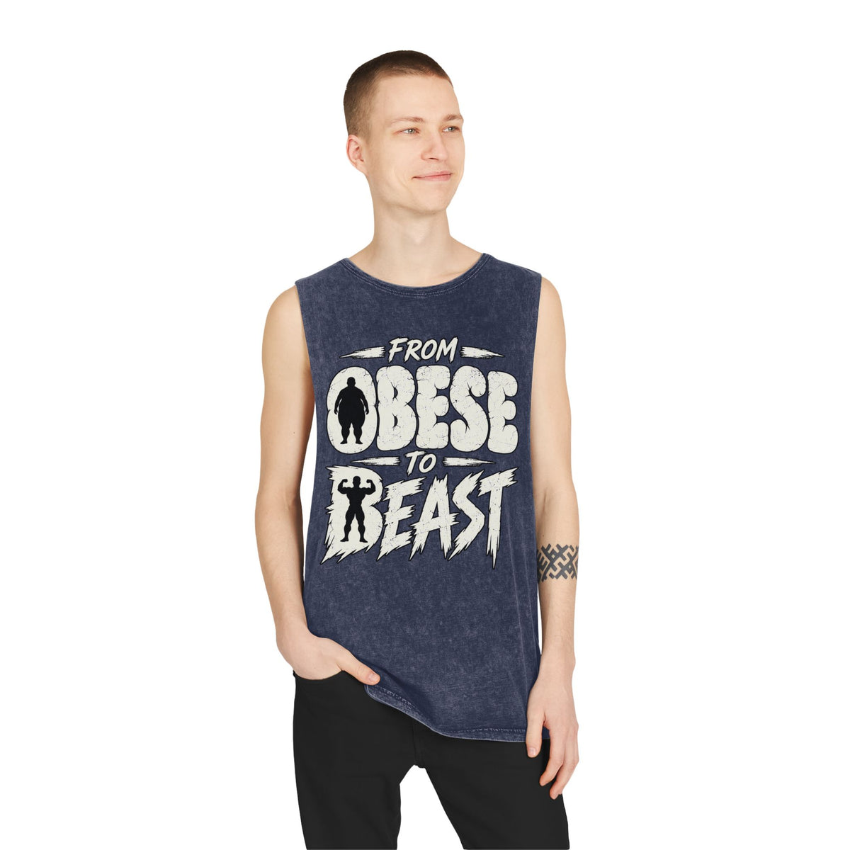 From Obese to Beast – Stonewash Tank