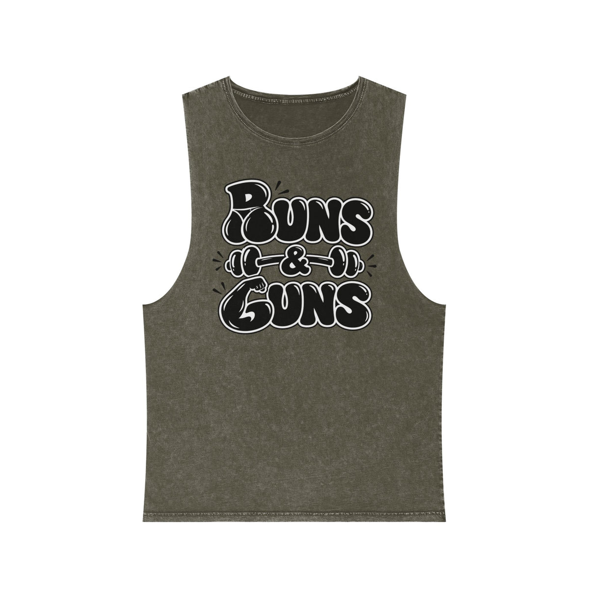Buns & Guns Stonewash Gym Tank