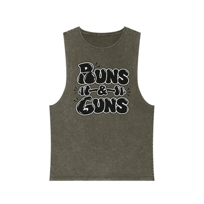 Buns & Guns Stonewash Gym Tank